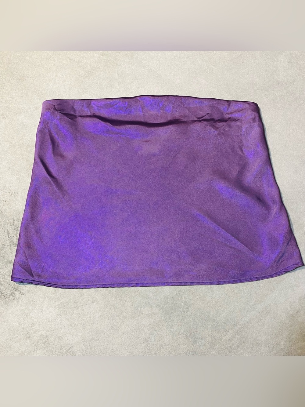 Anthropologie Shine Tube Top in Lilac Purple Shimmer Metallic Size Medium